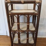 Rattan shelf