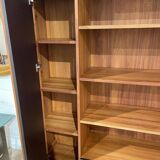 Wooden and Metal Bookcase