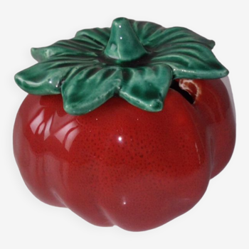 Tomato shaped sugar jar