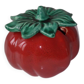 Tomato shaped sugar jar