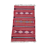 Traditional red kilim carpet