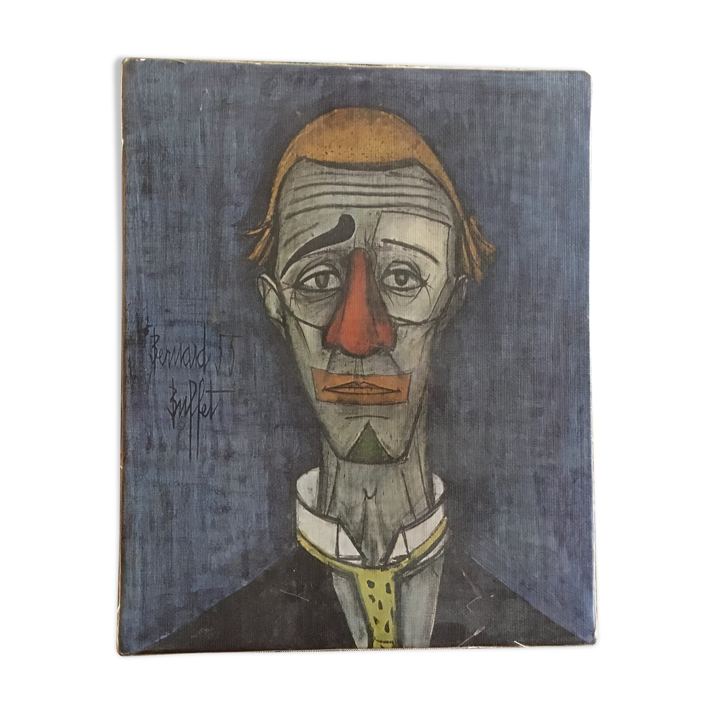 Bernard Buffet's entiled lithography