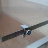 Vintage plexiglas coffee table by Michel Dumas