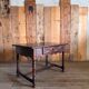 Cévenole table in chestnut wood, 19th-century folk art.