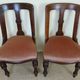 pair of quality 19th century English mahogany chairs circa 1850