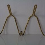 Mid-Century Brass Coat Hooks, 1950s, Set of 2