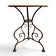 1900 wrought iron guéridon from Arras, St Sauveur