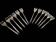 Set of 12 Ercuis silver-plated cake forks