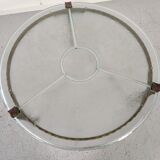 Brutalist vintage coffee table, 80s