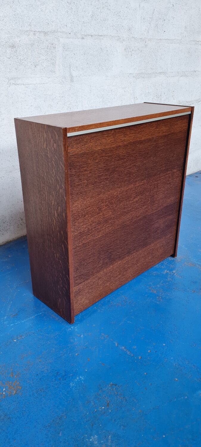 Vintage retractable folding table