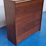 Vintage retractable folding table