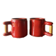 Cloutier Brothers red mugs