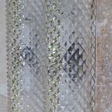 Pair applied glass and bronze