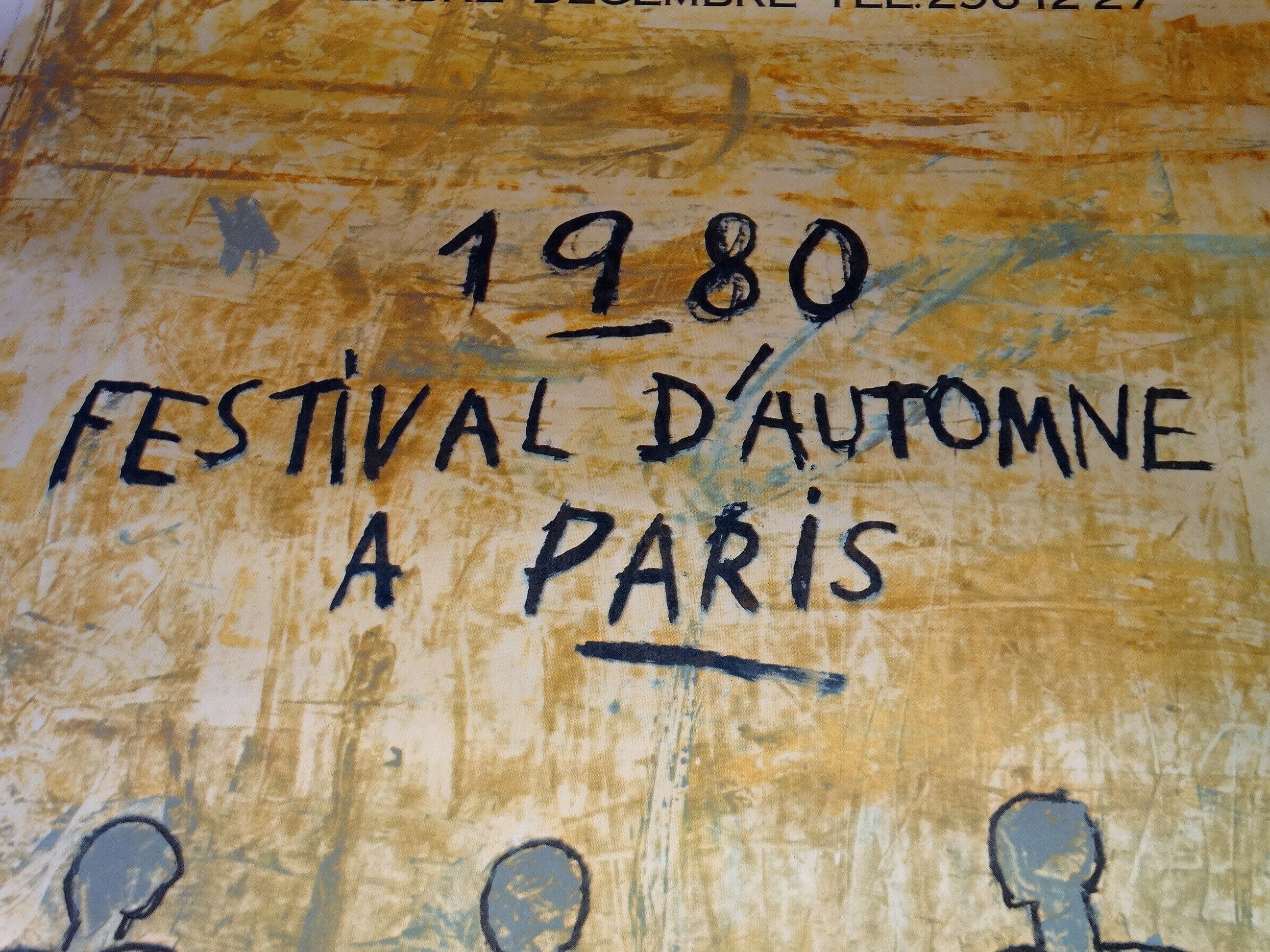 Affiche "festival d'automne à Paris de cane"