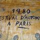 Affiche "festival d'automne à Paris de cane"