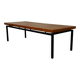 Minimalistic Mid Century Modernist Teak and Steel Coffee Table, 1960s