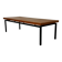 Minimalistic Mid Century Modernist Teak and Steel Coffee Table, 1960s