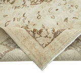 Handwoven Vintage Anatolian Beige Rug 214 cm x 286 cm - 25297