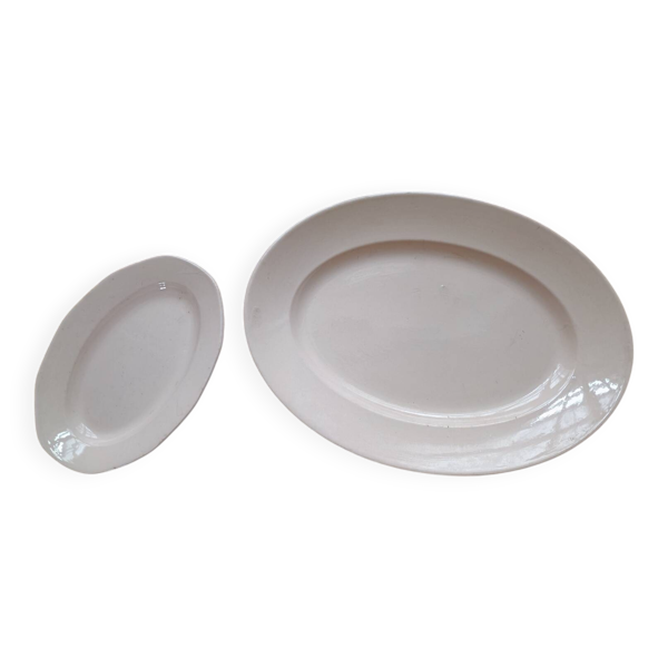 Plat de service et ravier Digoin
