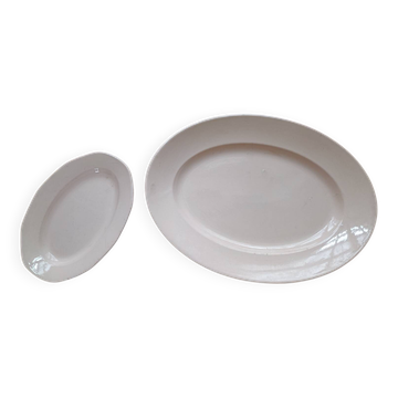 Plat de service et ravier Digoin