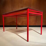 Custom dining table "steel and earthenware"