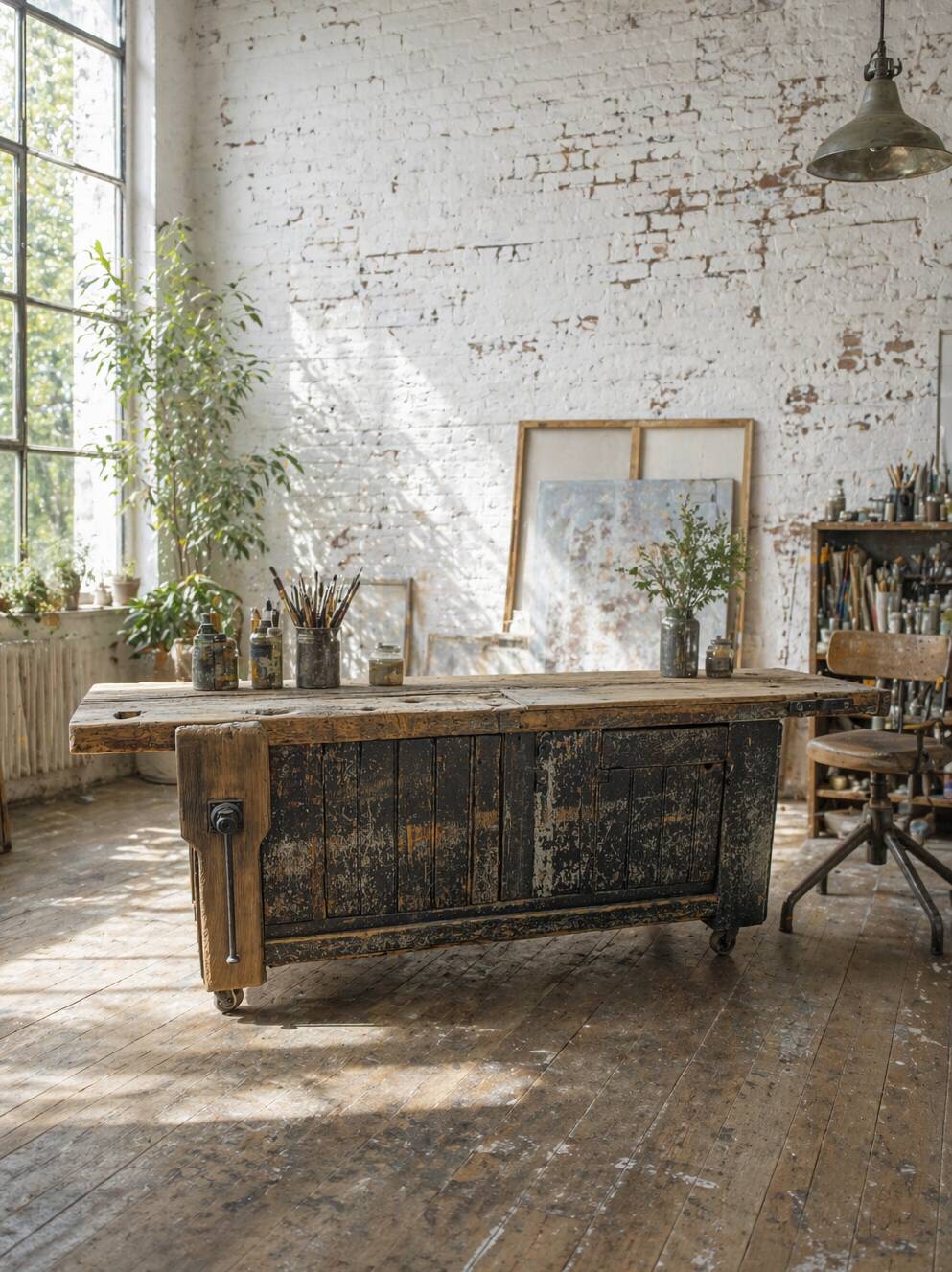Restored old blacksmith's workshop