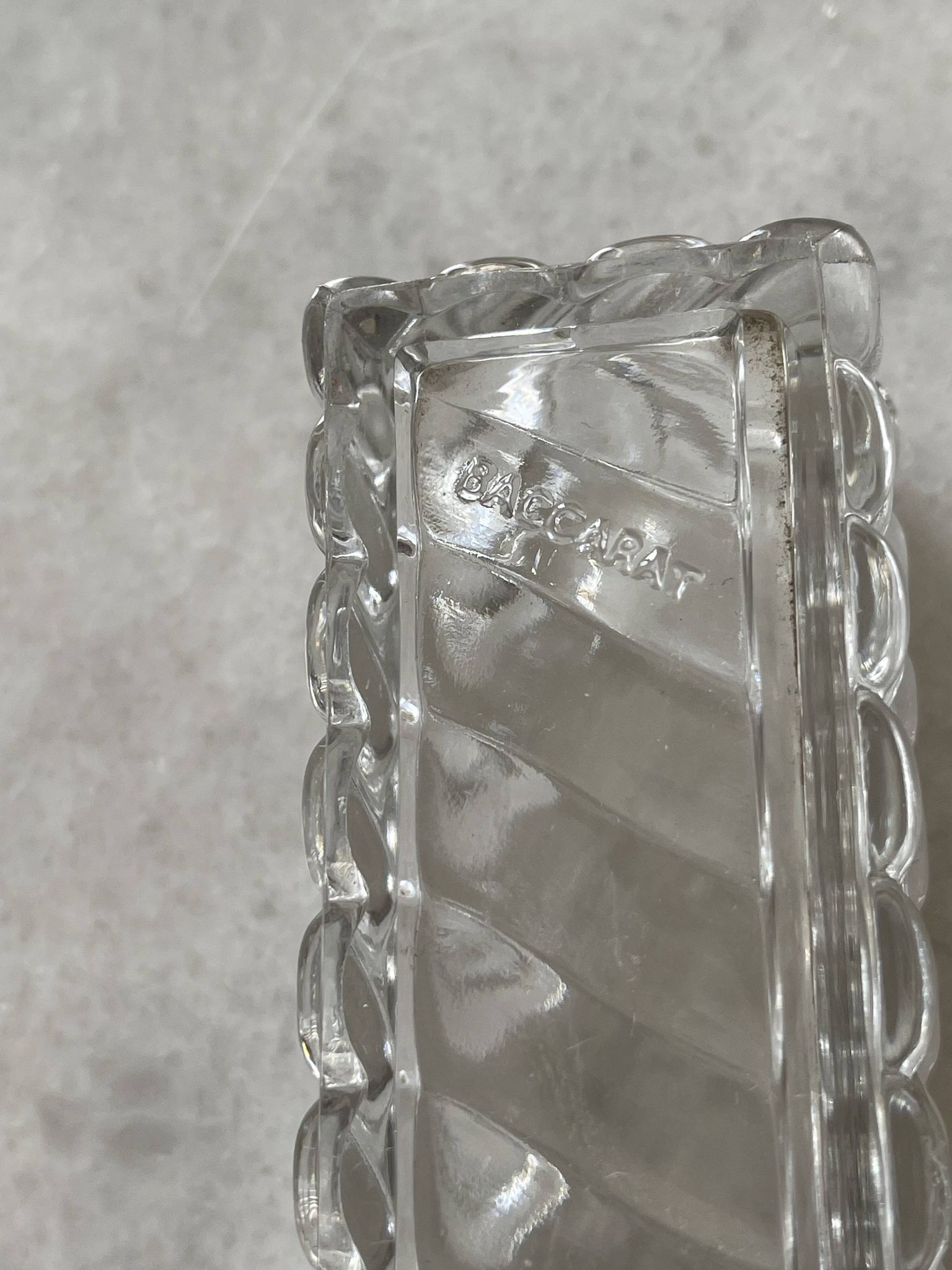 Baccarat runner or centerpiece.
