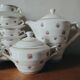 Coffee or tea set in Earthenware St Amand