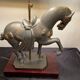 Large vintage horse plight in tin, H103 cm