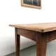 Solid walnut farmhouse table, 1950s.