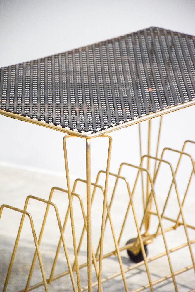 Vintage vinyl holder table 1970'