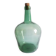 Vintage Ayelense Green Glass Demijohn