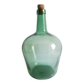Vintage Ayelense Green Glass Demijohn