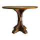 Round reclaimed wooden table || Rustic furniture || Vintage