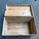 Wooden travel trunk