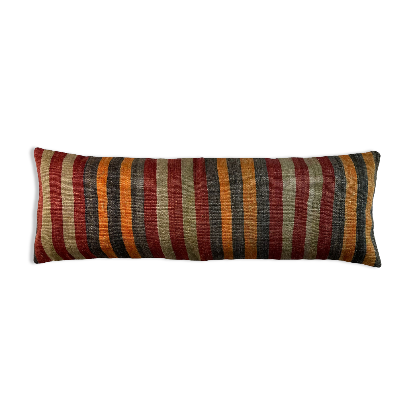 Vintage turkish kilim cushion cover , 120 x 40 cm