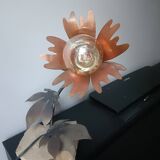 Flower lamp, Maison Jansen style, 1970s