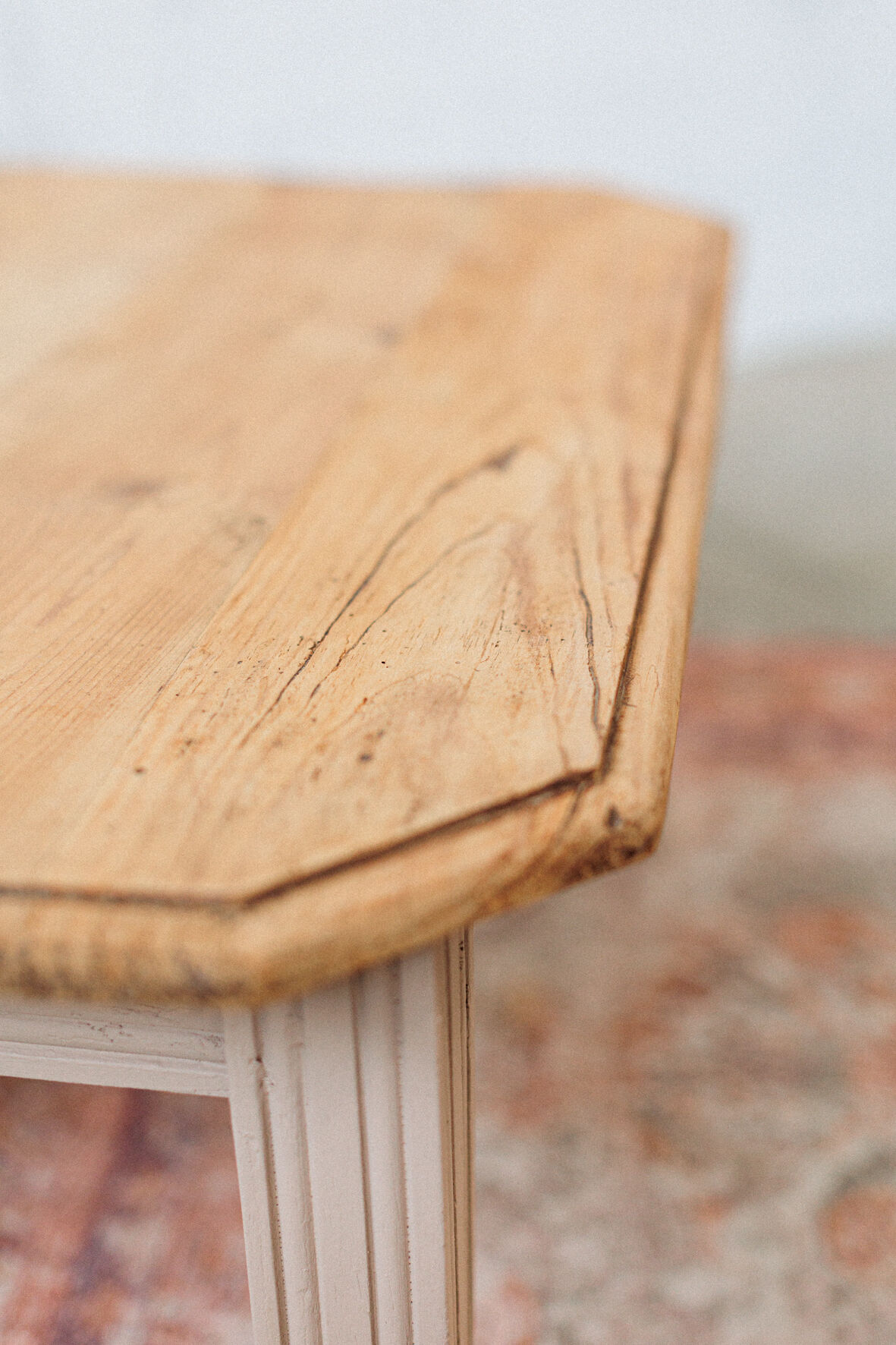 Coffee table square wood