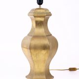 Neoclassical brass lamp large format design italy
