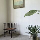 Straw chair by the fireside 1900