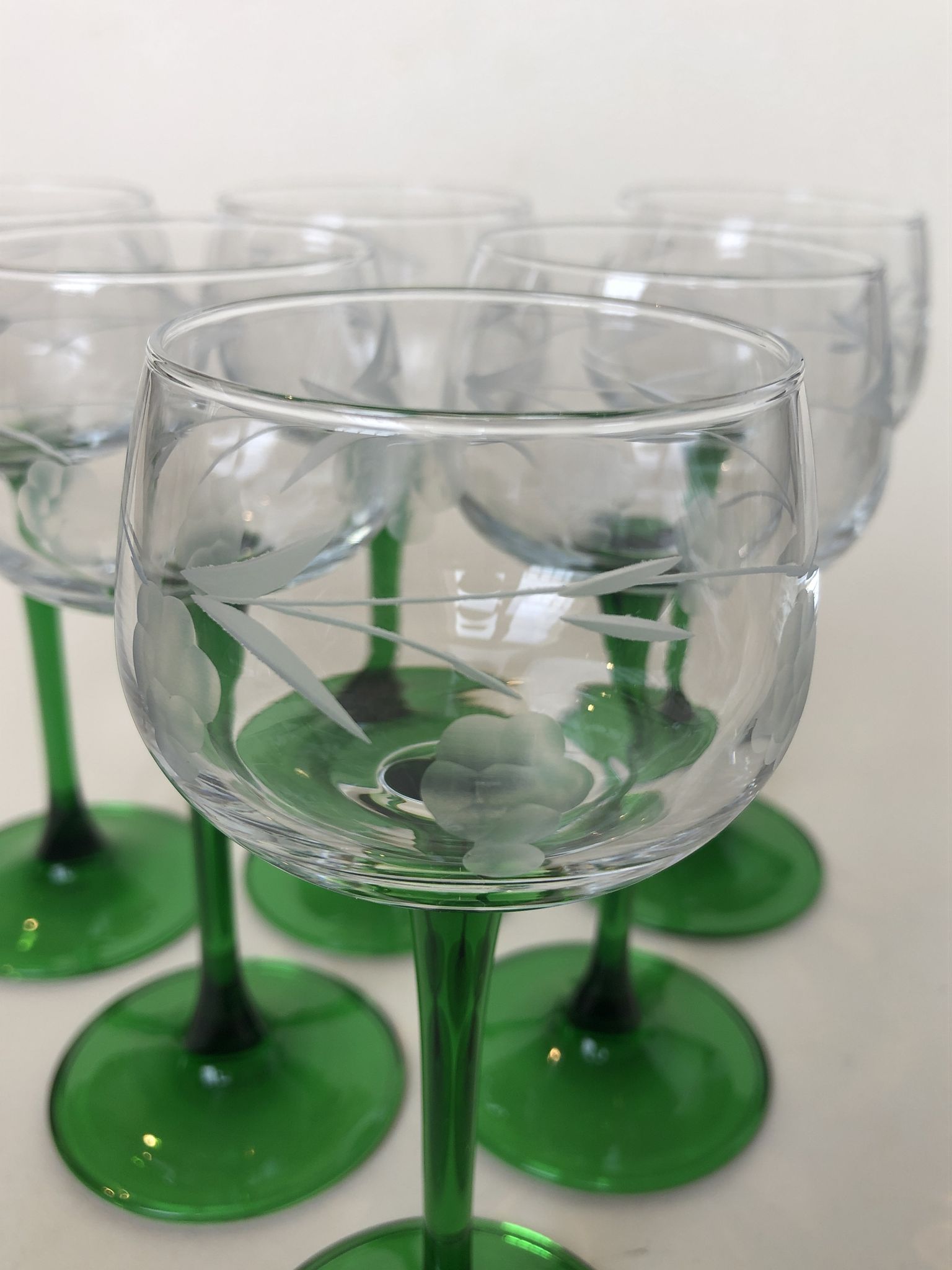 Set of 6 glasses Alsace Luminarc, made in France