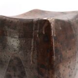 Impressive modernist vase in pyrite stoneware, La Borne, 1970s