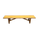 Brutalist bench, yellow "pop" seat