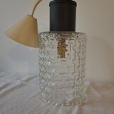 Vintage chiseled glass walker