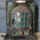 Cast iron stove Forges Fonderie Saint Nicolas brand Holiday Décor holly