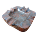 Brutalist ceramic ashtray, 1940s