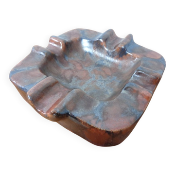 Brutalist ceramic ashtray, 1940s