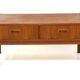 Commode basse en teck, Suède, 1960