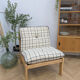 Vintage pine armchair, 1970s