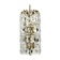 XL Mid Century brass crystal glass chandelier, Vereinigte Werkstätten